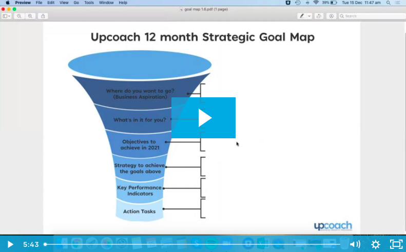 How to use the Strategic Goal Planner